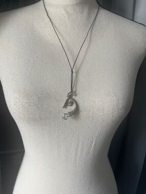 Silver Modern Pendant Necklace - Women's Jewelry